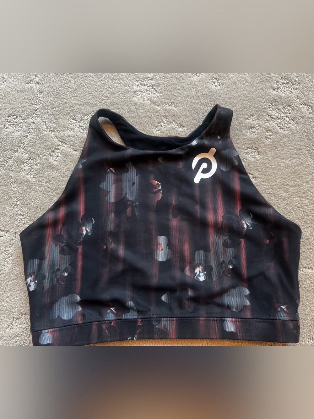 Like New Peloton Show Up Floral Sports Bra! Sz M